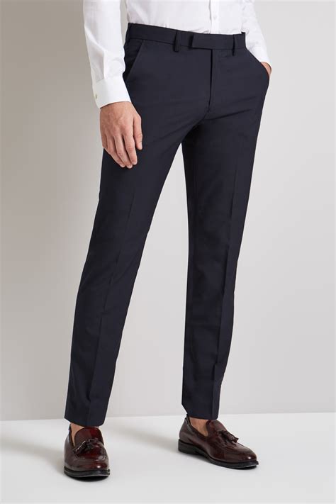 navy suit trousers men.